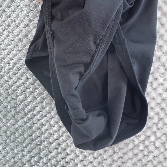 Michael Kors Swimsuit Womens S/M Black Once Piece Plunge V-Neck Cross Back Sexy - Picture 6 of 12